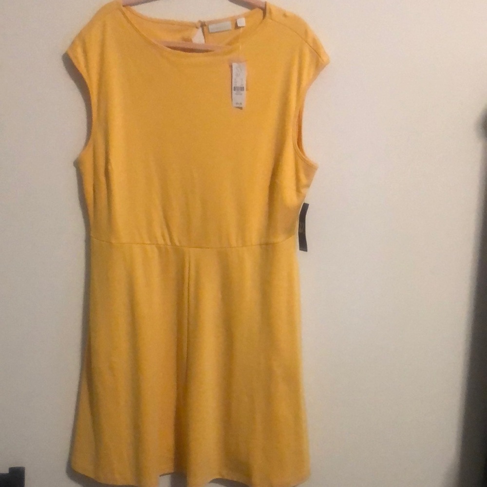 A line dress with pockets
